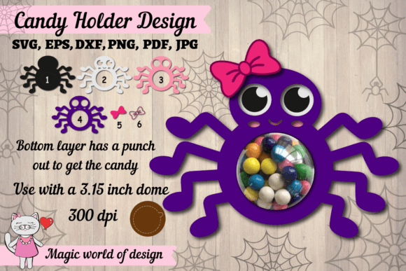 3D Halloween Spider Girl Candy Dome SVG: A Creative Guide for Festive Treats