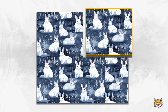 Arctic Hare Seamless Pattern: Winter Design Guide