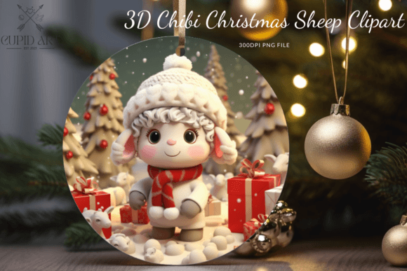 Choosing the Right 3D Chibi Christmas Sheep Clipart for Professional and Personal Design Projects