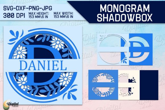 Crafting Depth and Dimension with the 3D Layered Shadow Box Alphabet: Letter D