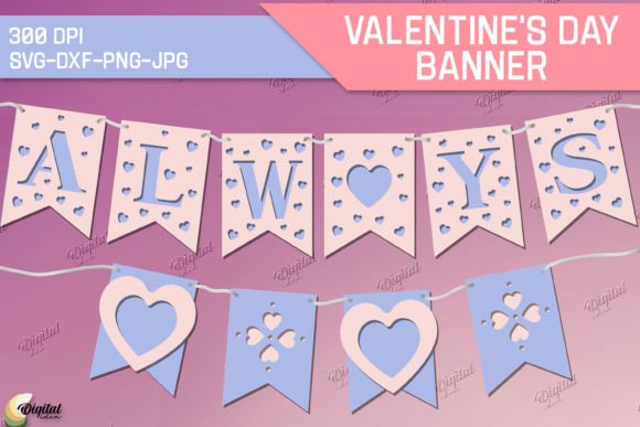 Crafting Love with 3D Layered SVG Banners