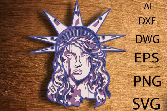 Creating Stunning Home Decor and Gifts with Lady Liberty 3D Mandala Svg Files