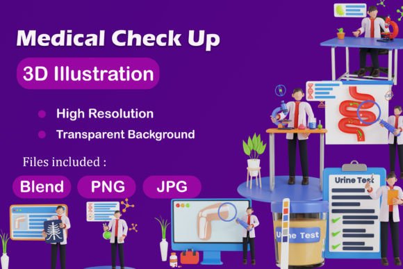 Elevating Health Communication with the 3D Medical Check Up Pack