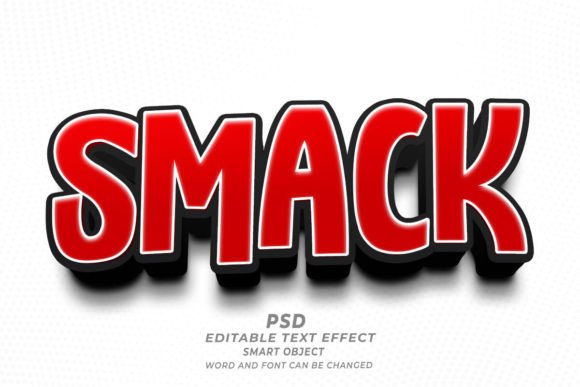 Elevating Visual Identity: The Strategic Power of Smack PSD 3D Editable Text Effect in Modern Design