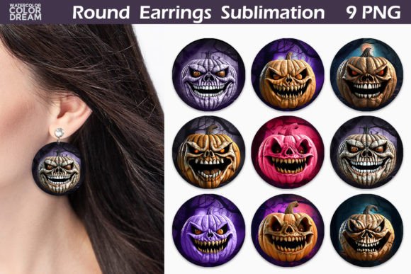 Evaluating Pumpkin Halloween Round Earrings for DIY Craft Projects
