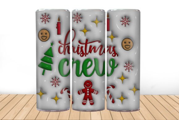 Evaluating the 3D Inflated Christmas Crew Tumbler Wrap for Holiday Sublimation