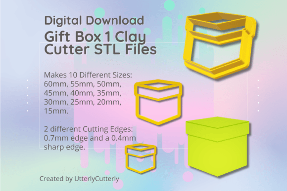 Evaluating the Clay Cutter STL File - Gift Box 1 for Makers and Small Businesses
