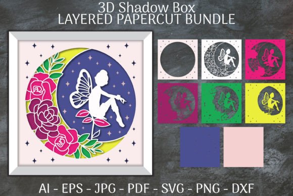 Integrating Fairy Papercut 3D Shadow Box Layered Designs into Your Creative Workflow
