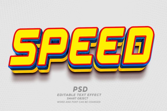 Mastering Visual Impact with Speed PSD 3D Editable Text Effect