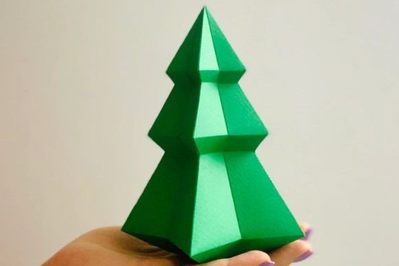 Strategic Holiday Branding: Elevating Your Space with the Low Poly Paper Christmas Tree