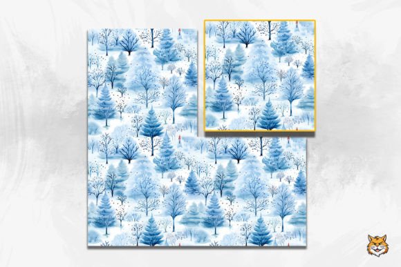 Winter Seamless Pattern: Elevating Your Creative Projects with High-Quality Digital Designs